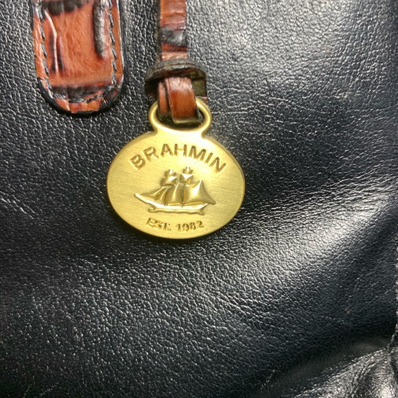 Brahmin black and brown bag - Picture 8 of 9